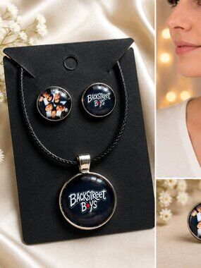 earring , boucle doreille ,collier , collar , pack , backstreet boys , bsb